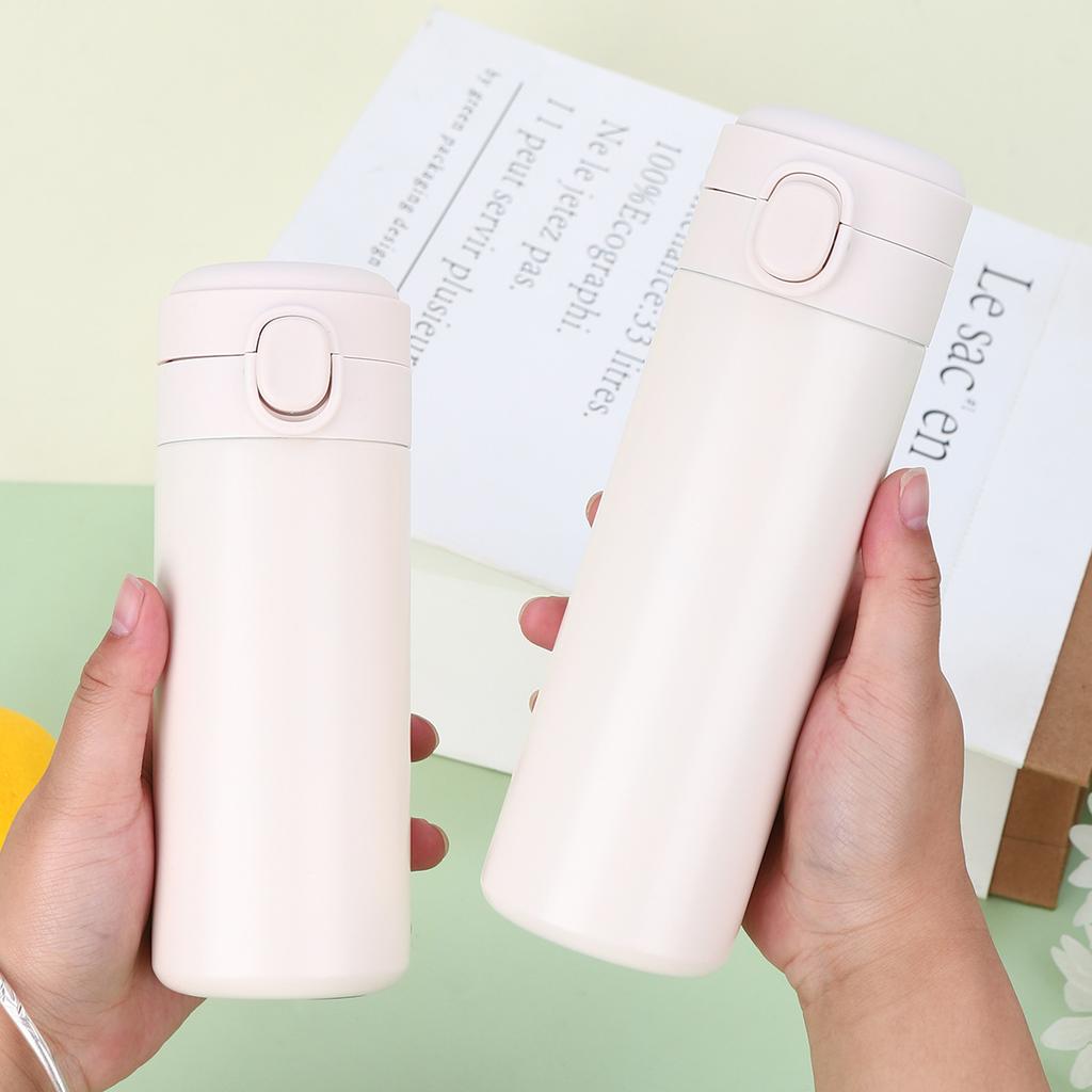 Thickened Stainless Steel Thermos Cup Compact Portable Mini Pocket Cup Simple Student Bouncing Cup