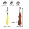 5Pcs Leather OverStitch Marking Wheel Handcrafted Scribe Point Make Tool Sewing Spacer