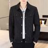New men's thickened jacket lapel jacket casual short men's cotton clothes