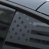 For Tesla Model Y 2019-2026 PVC Rear Window Flag Vinyl Decal Trim Sticker Window Panel Decorative Cover Car Exterior Accessories