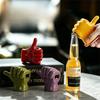Magnetic Thumbs-Up Refrigerator Magnet Effortless Beer Bottle Cap Remover Desk Ornament  Party