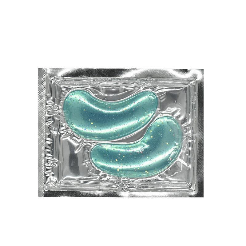 30PCS Shimmering Crystal Eye Mask Pads with Collagen, Deep Hydration for Fine Lines, Revitalizing Under Eye Treatment 6g
