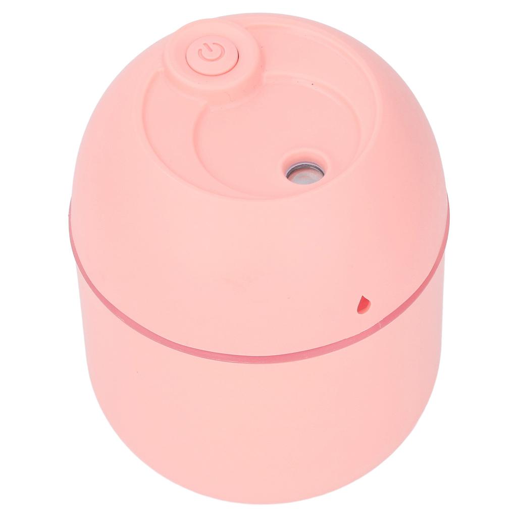 Mini Humidifier Silent USB Plug in Auto Shut Off Small Desktop Humidifier with Night Light for Bedroom Car Office Pink