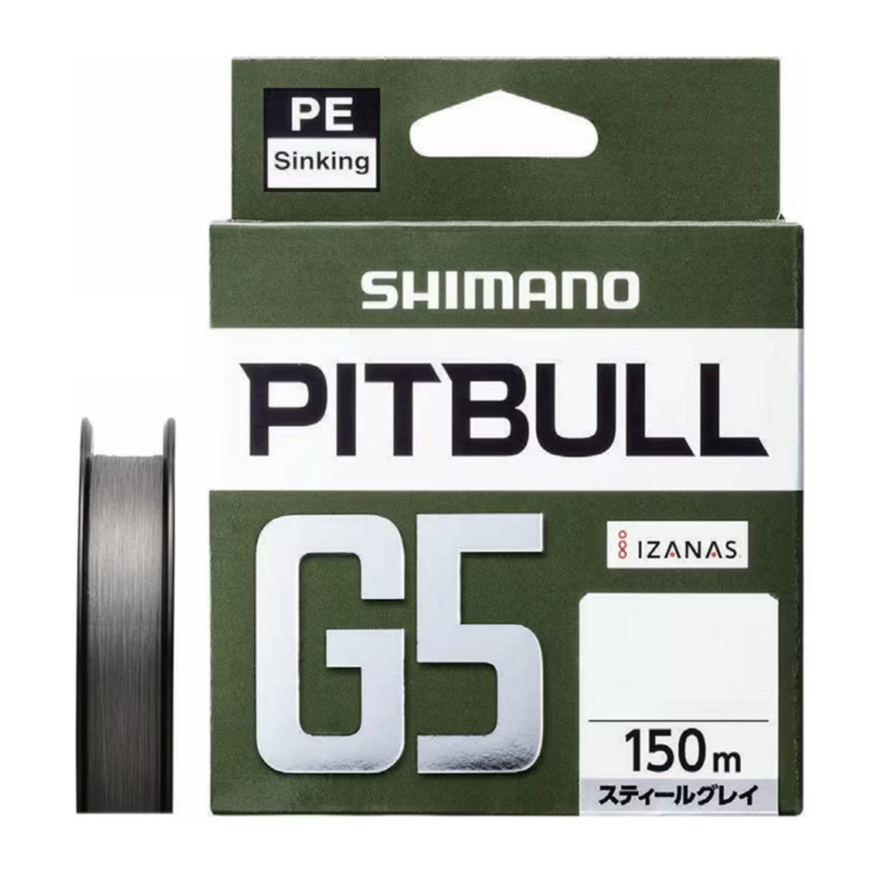 Shimano PE Line Pitbull G5 150m Steel Gray LD-M51U 1.5