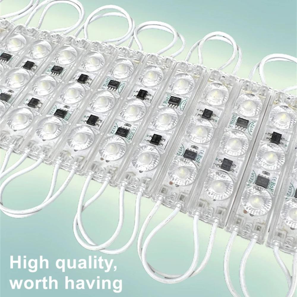 Módulo LED de Alto Brillo 60LEDs 220V Tira de Luz COB Plegable Impermeable Retroiluminación Banner de Tienda Carácter Luminoso Decoración Exterior
