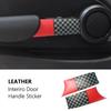 Car Interior Door Handle Knob Leather Sticker For Mini Cooper S F56 F55 R55 R56 R57 R58 R59 Car Interior Stickers Accessories
