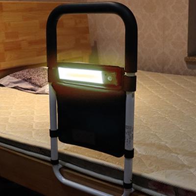 Bettgitter für ältere Erwachsene mit Sensorlicht, höhenverstellbarer Bettgriff, Haltegriff mit Aufbewahrungstasche, Schwangere, Senioren