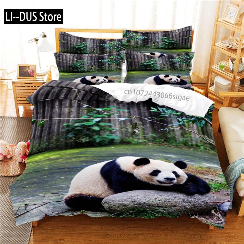 National Treasure Panda Bedding Set Duvet Cover Set 3d Bedding Digital Printing Queen Size Bedding Set Fashion Design