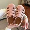 Foreign style versatile height increase pig cage shoes hollow Roman sandals women's skirt non-slip shoes children 2025 summer new