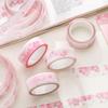 Cherry Blossom Glitter Tape: Floral Pattern for Journals & DIY Collage