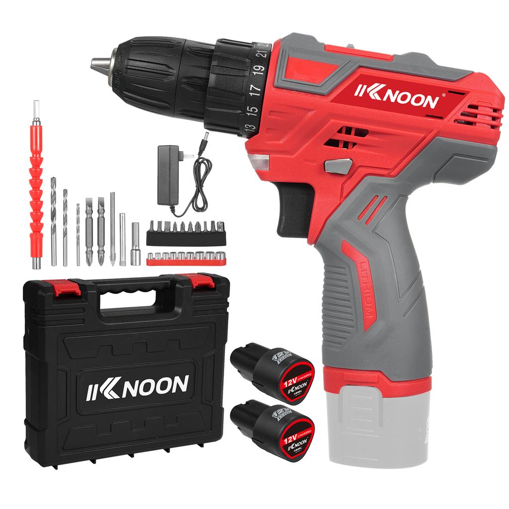 Perceuse Visseuse, Perceuse Sans Fil 20 V Perceuse À Mandrin Sans Clé De 3-8 Pouces, Réglage De