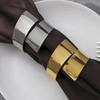 Gilded Napkin Ring Zinc Zinc Alloy Metal Wedding Towel Rings Durable Napkin Holder  Party