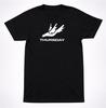 Thursday White Text Dove Logo Bird Post-Hardcore Emo Band Retro T-Shirt