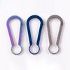 1Pc Titanium Alloy 5.9CM Buckle Hook Backpack Hook Clip Outdoor Keychain Climbing Carabiner