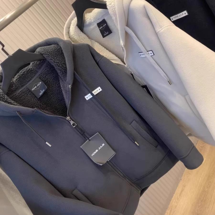 Giant Warm 500g Heavy Fleece Jacket Winter Men's Thickened Lamb Fleece Hooded Jacket Thick Jacket