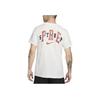 Nike Round Neck Letter Print Breathable Sweat-Wicking Short Sleeve T-Shirt Men Tops Peak-White FV8393-121