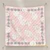 French 90cm New Rose Twill Silk Women's Travel Sunscreen Shawl Large Square Scarf Headscarf Scarf Scarf  Scarf Women Luxury