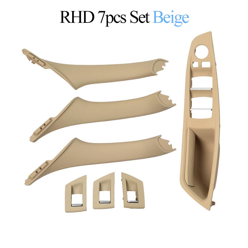 RHD Upgraded Black Beige Gray Car Interior Door Pull Handle Armrest Panel Trim for BMW 5 Series F10 F11 F18 520 523 525 528 530