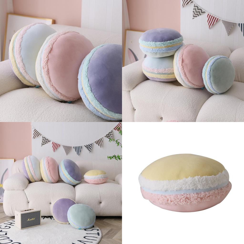 Nordic Valentine's Day Macaron Color Cookie Pillow For Home Decoration Sofa And Bed