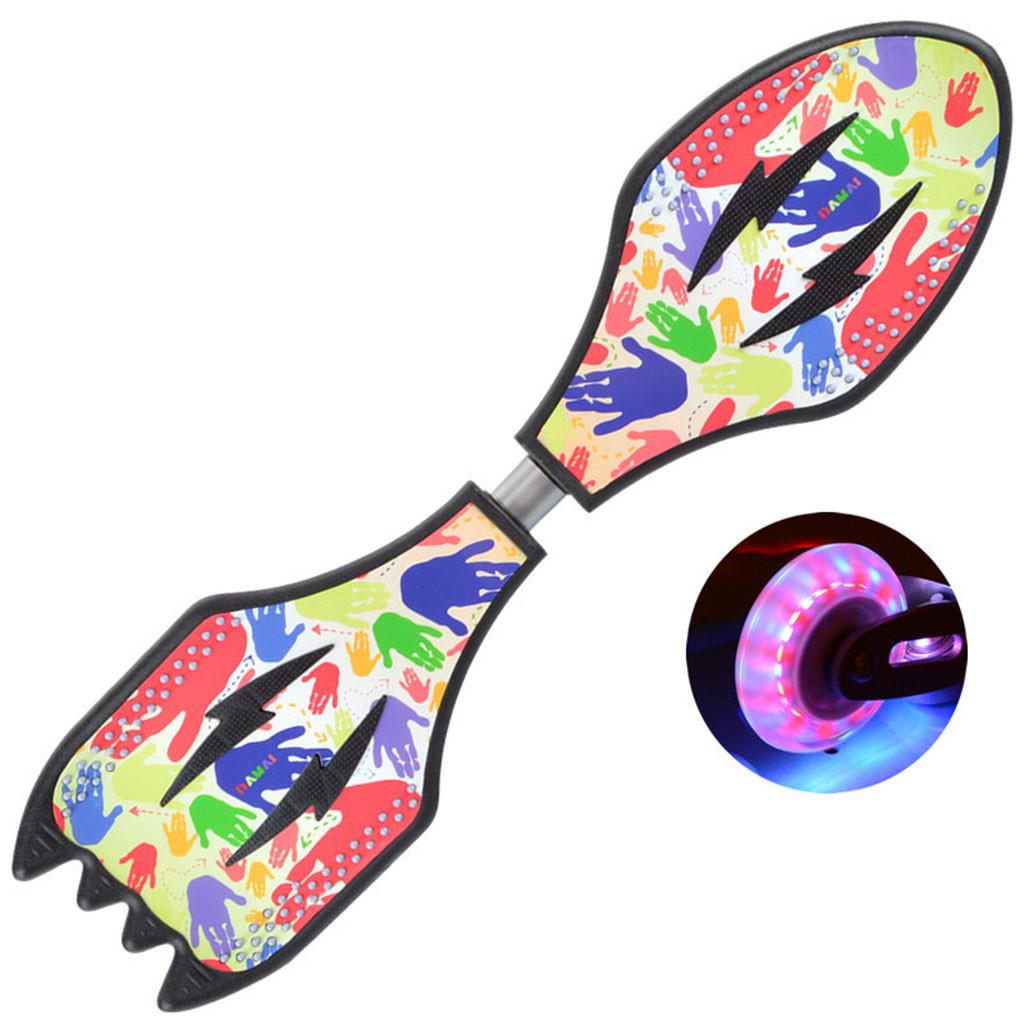 

Змеиная доска, доска-кастер, 2 колеса Twistys для детей, подростков, взрослых, ракетная доска