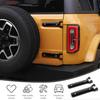 For Bronco Tailgate Hinge Cover Trim Black for Ford Bronco 2021 2022 2023 Black Exterior Accessories 2pcs