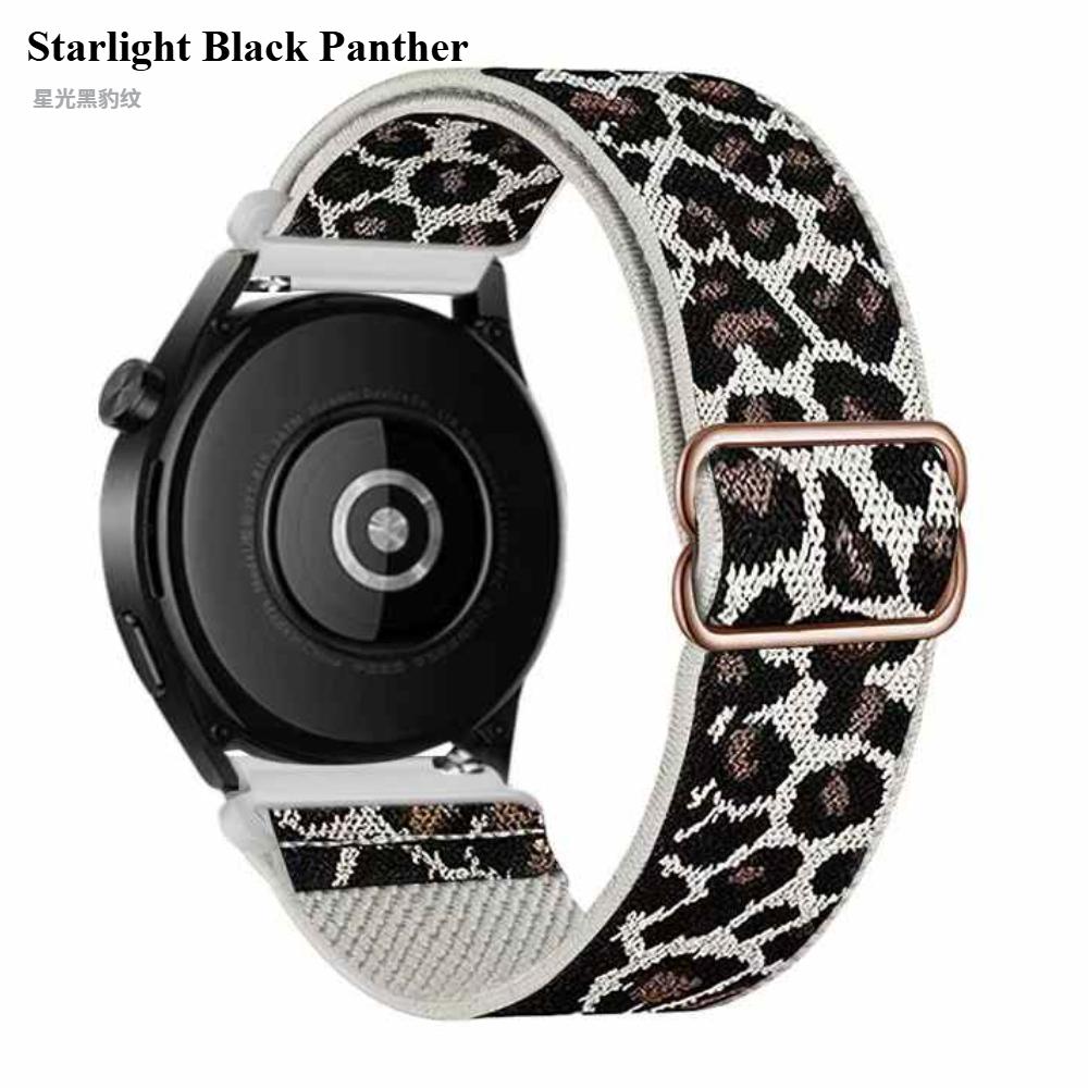 18mm20mm22mm Elastic Nylon Band For Samsung Galaxy Watch 7 6 4 5 40mm 44mm/5 Pro/4 Classic 42mm 46mm 47mm/Active 2/Watch3 41mm Replacement Wristband