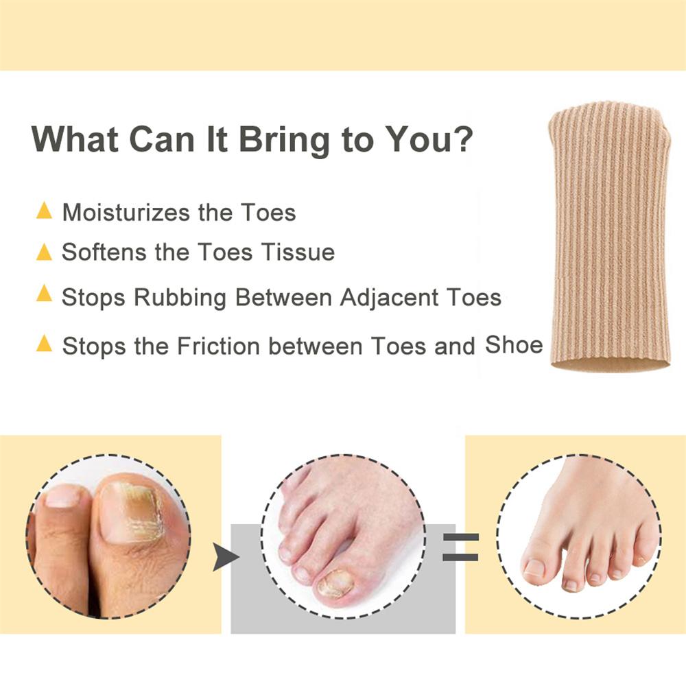 6 db Ujj- és Lábujjvédő Gél Béléssel – Párnázott Védők Tyúkszemekre, Bőrkeményedésekre, Hólyagokra, Bütyökre, Benőtt Körmökre és Kalapácsujjra