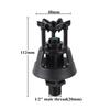 Garden Automatic Rotating Sprinkler Stainless Steel Tripod Irrigation Stand 360-Degree Water Jet Garden Lawn Sprinkler Tool 1Pc