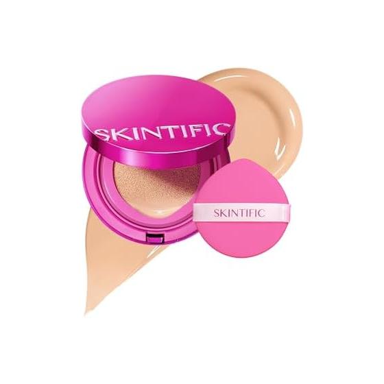 SKINTIFIC pink glow cushion foundation 02
