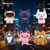 Original Fuggler Alley Cats Plush Toys Wrinkle Mcstinkles Yawper Wide-Eyed Funny Ugly Monster Doll Cat Collectible Gifts Decor