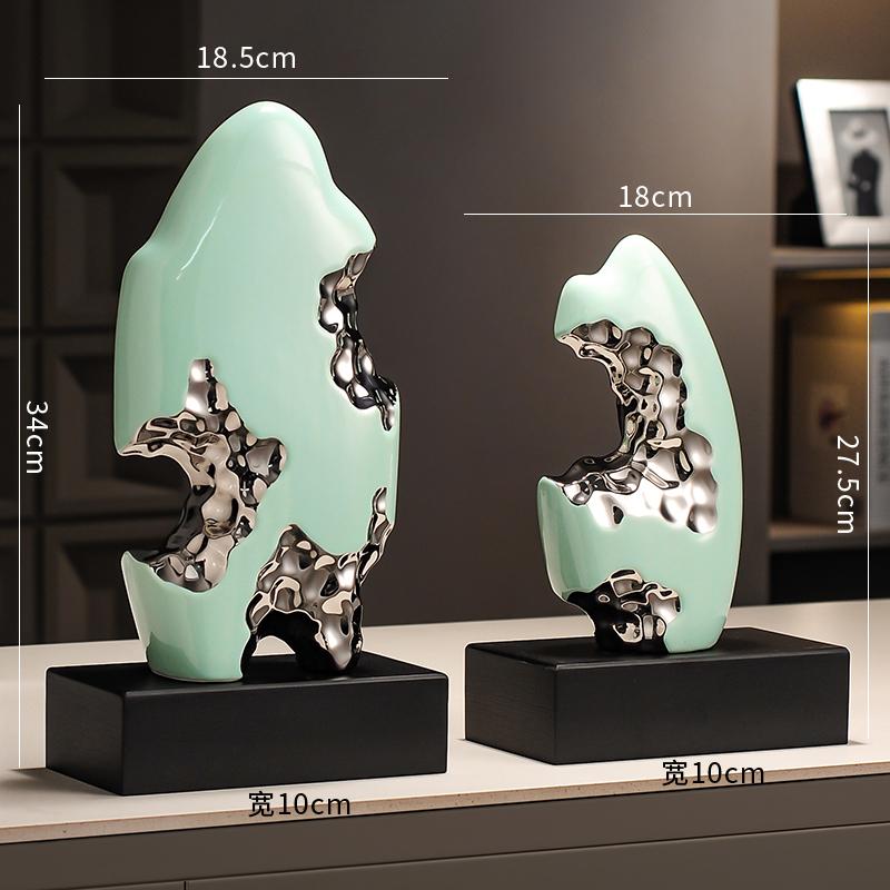 Zhaocai Stone Sculpture Decoration Hotel Restaurant Entrance Decoration Creative Ceramic Crafts Home Decoration Accessories