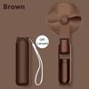 Mini Small Pocket Fan Solid Color Cooling Hand Fan Portable Handheld Fan  Outdoors