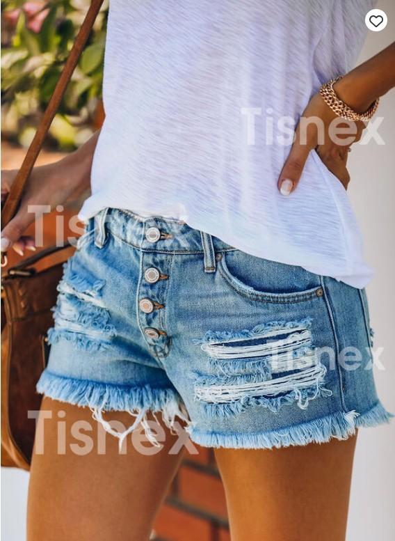 Women S Casual Loose Ripped Denim Fashion Shorts Summer S