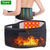 Tcare M - 4XL Adjustable Tourmaline Self Heating Back Waist Support Belt Magnetic Therapy Lumbar Brace Massage