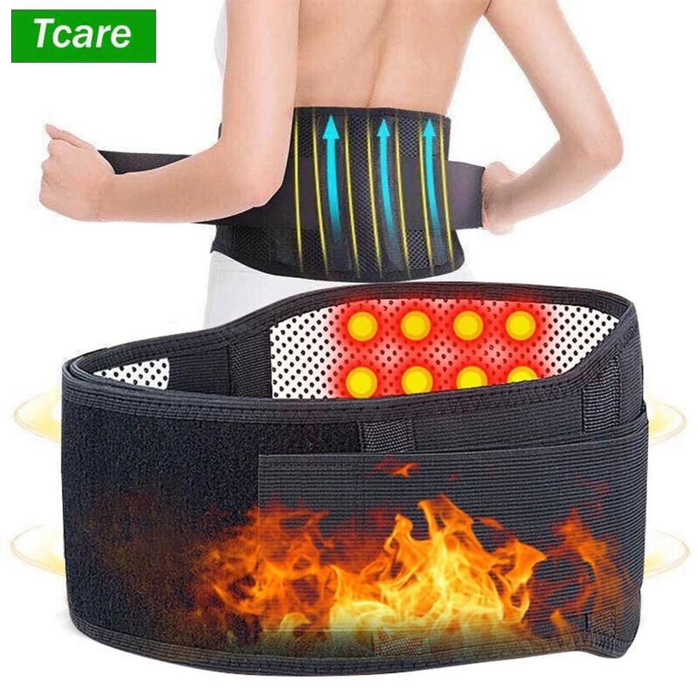 

Tcare Tourmaline Self Heating Magnetic Waist Belt M-4XL Adjustable for Back Pain Relief Support XL - Waist 100-106cm
