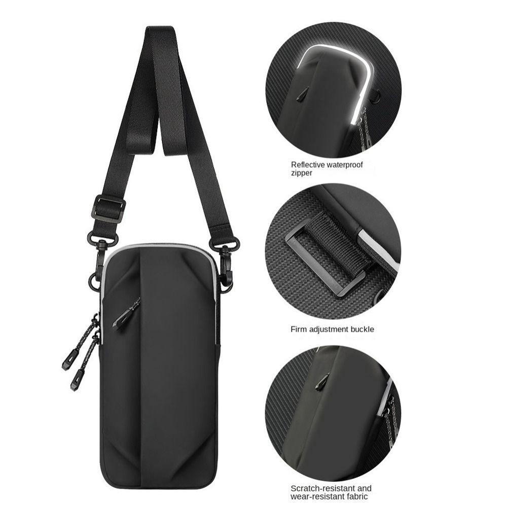 Neue Nylon-Lauf-Armtasche Wasserdicht Reflektierend Handy-Tasche Multifunktional Mode Sport-Handgelenk-Tasche Sport
