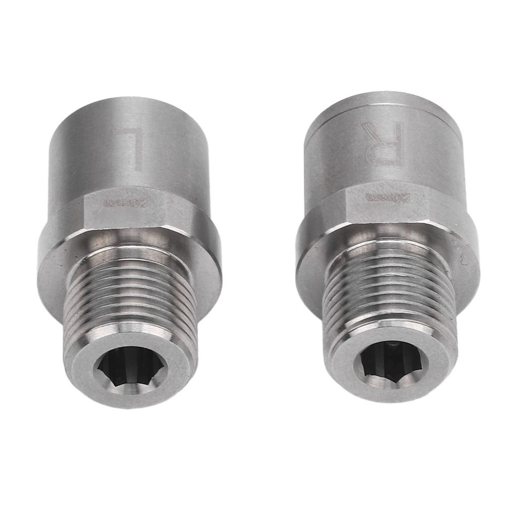 Bike Pedal Extender Stainless Steel Extend By 20mm Bicycle Extended Pedal Spacer for Mountain Road B