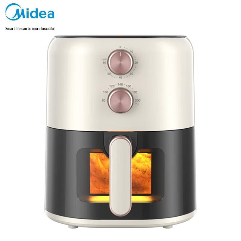 Midea 4.5L Visual Window Air Fryer CN Plug (adapter Included)