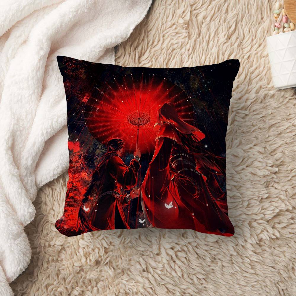 Tian Guan Ci Fu Cushion Cover Pillowcase Upholstery Sofa Throw Pillow Home Decor Pillowcas