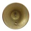 Cloche portative en cuivre de 14 cm avec manche en bois - Grand instrument de percussion pour Noël ou pour les animaux de compagnie