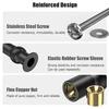 Stainless Steel Toilet Lid Hinges Set Universal Toilet Seat Fit Replacement  Toilet Lid Accessories