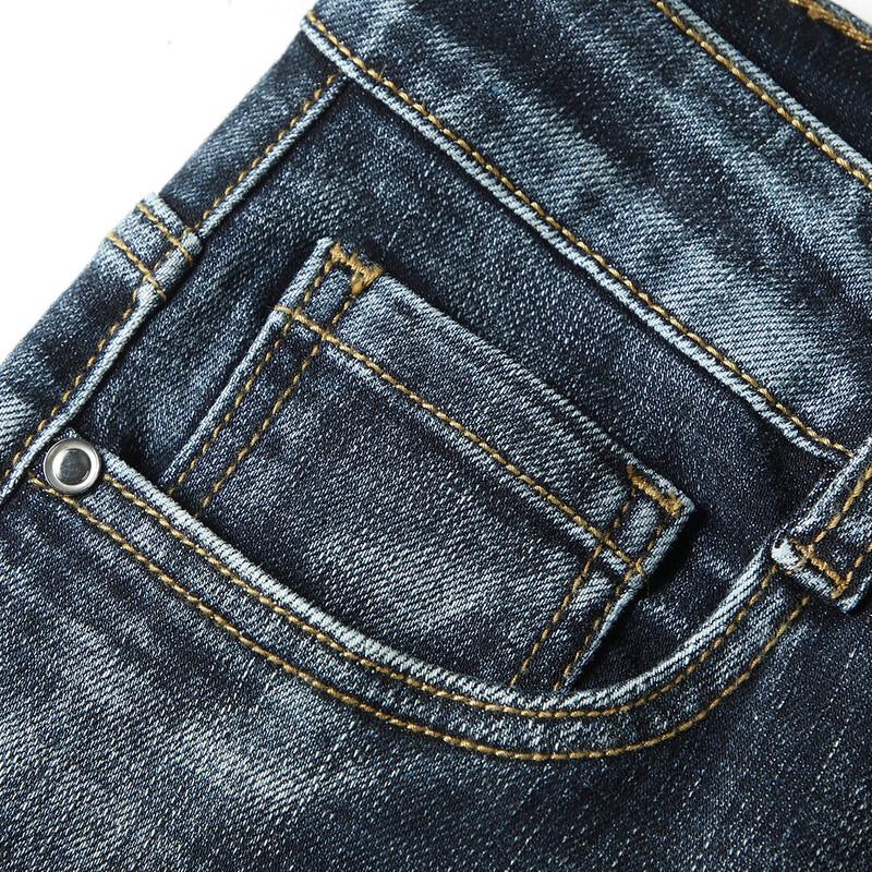 JOW Men's Premium Slim Fit Straight Leg Jeans