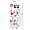 Flower Tattoo Stickers, Color Sketch Tattoo Stickers, English Letters, Wedding Photography Tattoo