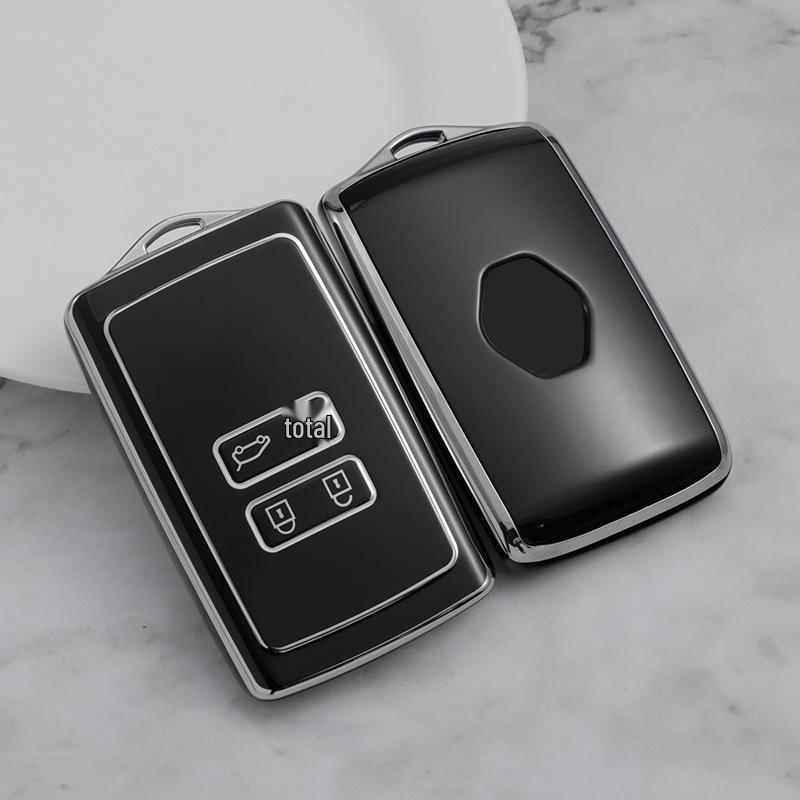 Dongfeng Renault Key Cover for 18/22 Models: Koleos, Kadjar, eNuo, Binna - Car Key Shell & Buckle