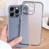 Frosted Tempered Glass Soft Edge Case for iPhone 16/17 Pro Max