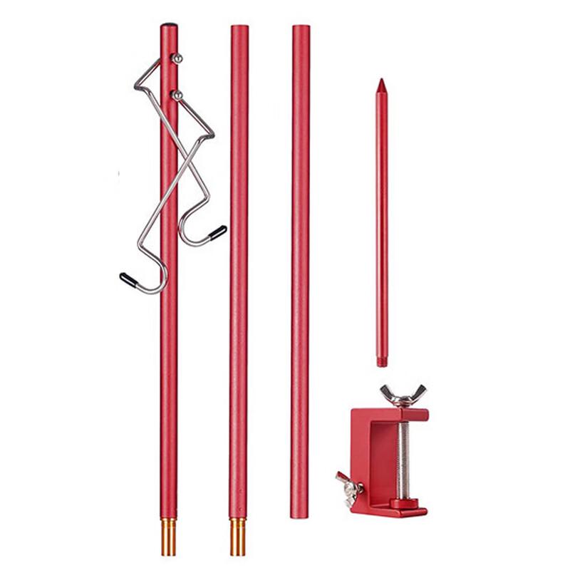 NIDU Outdoor Portable Folding Aluminum Camping Light Pole