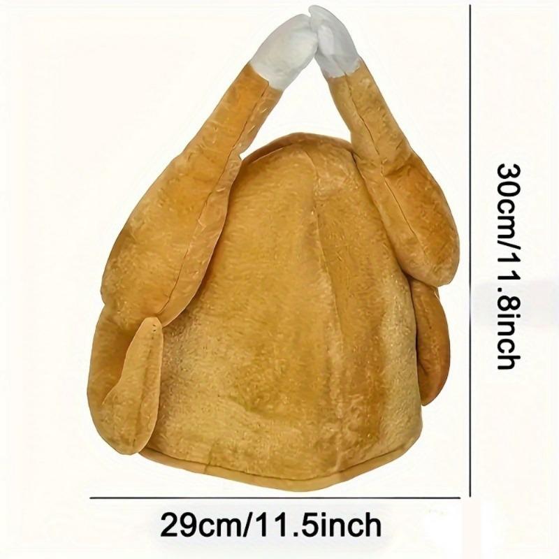 Thanksgiving mit Lichtern Drumstick Hut Weihnachten Chef Truthahn Hut Szene Foto Atmosphäre Dekorative Requisiten