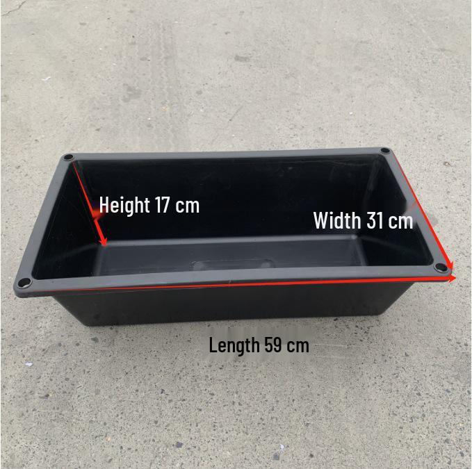 

Durable Multi-Purpose Rubber Trough: Sheep Feeder, Waterer, Pig Basin, Flower Pot, Fish Tank