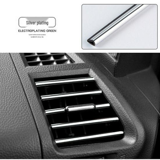 Electroplated Colored Universal Car Vent Decorative Strip
