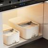 Premium Food-Grade Sliding Lid Rice Bucket Airtight Storage Container Insect-Proof Moisture-Proof Organizer for Grains Flour